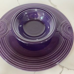 Homer Laughlin Vintage Fiesta Chip & Dip tray